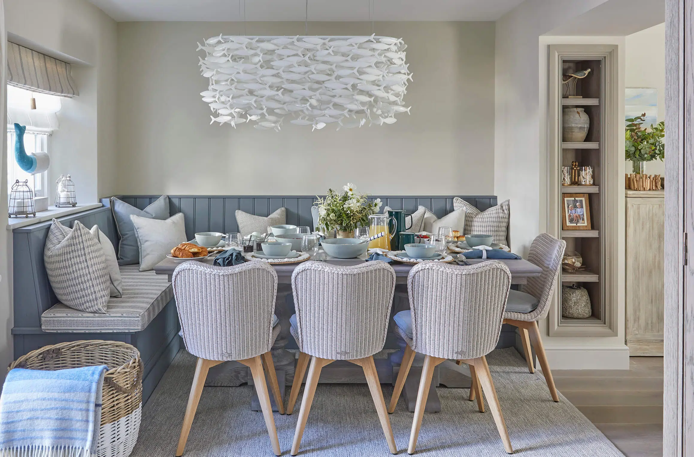 Breakfast room in Devon luxury interior design project