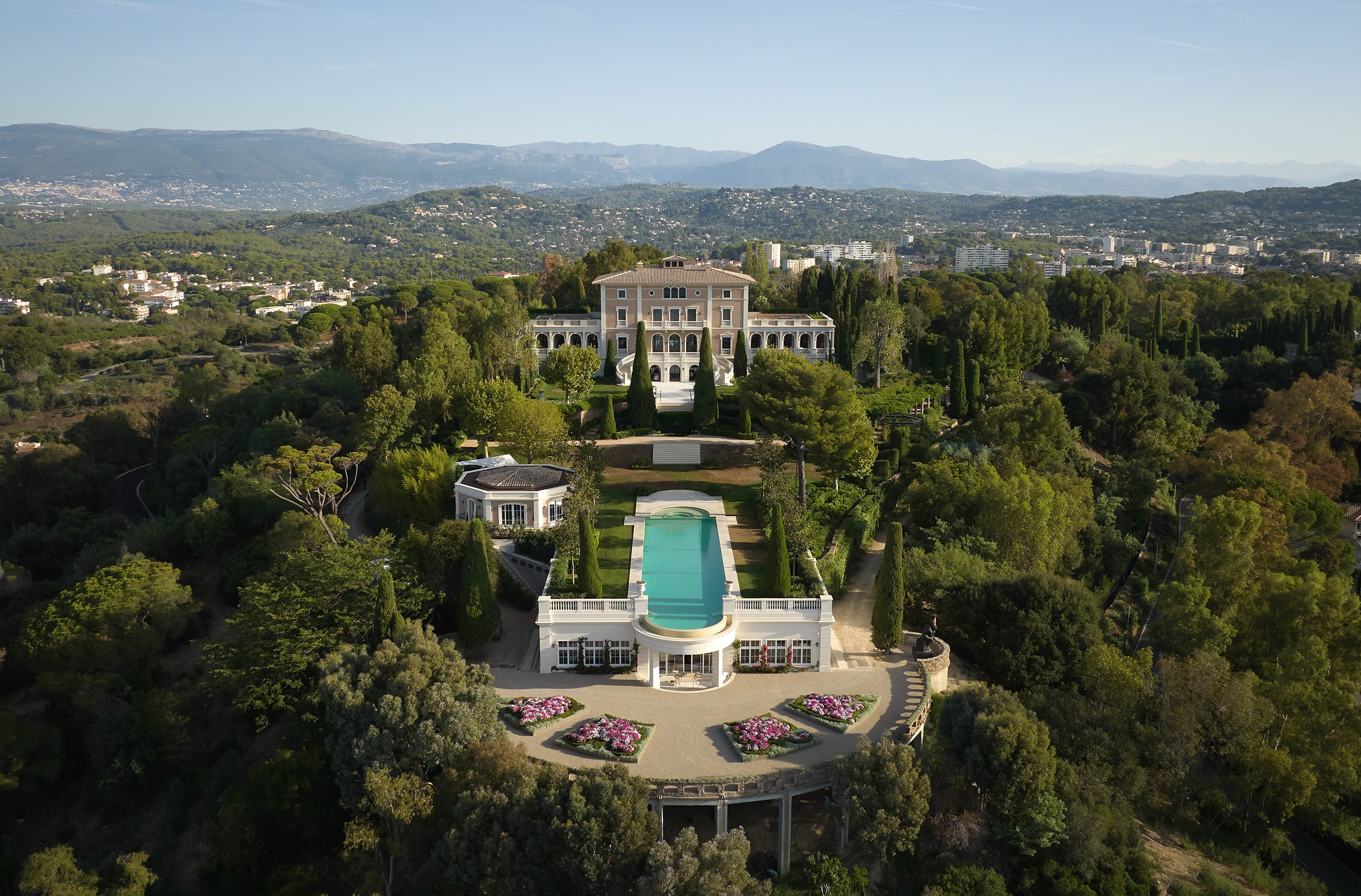 Cannes Chateau as seen from above