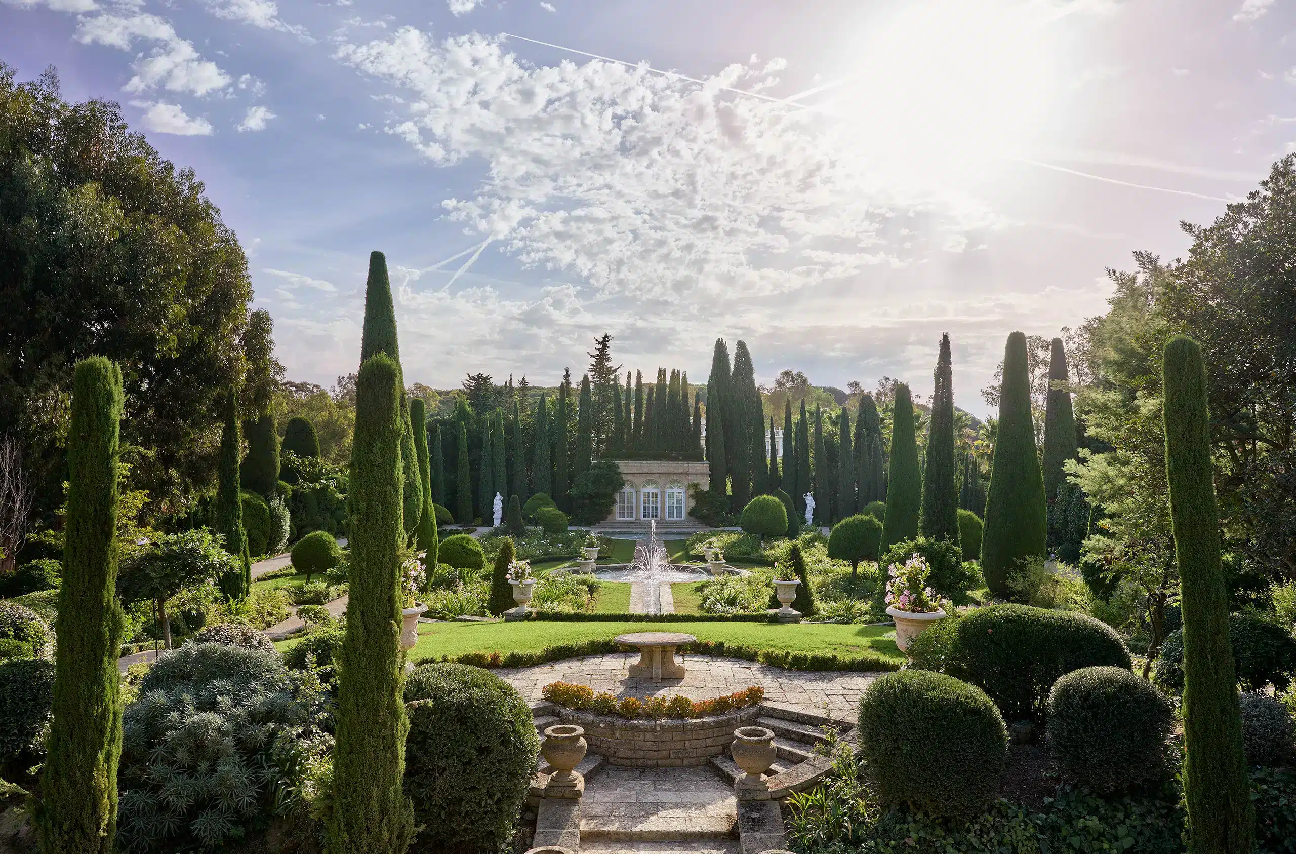 Lavish Garden of Château de la Croix des Gardes - Cote D'Azure