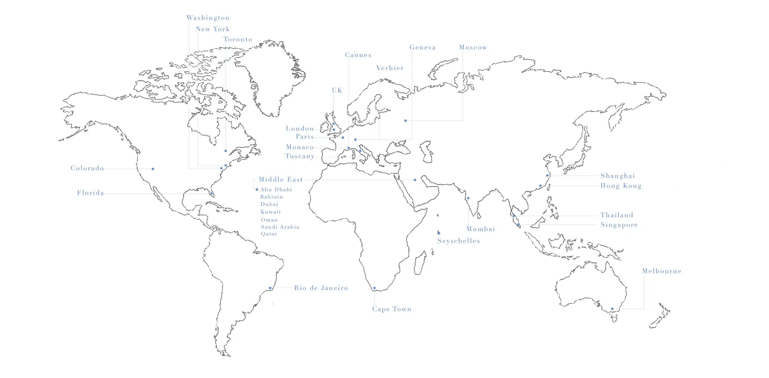 Global Reach Map