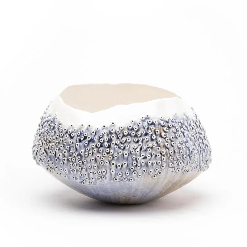 Luxury boue handmade porcelain bowl