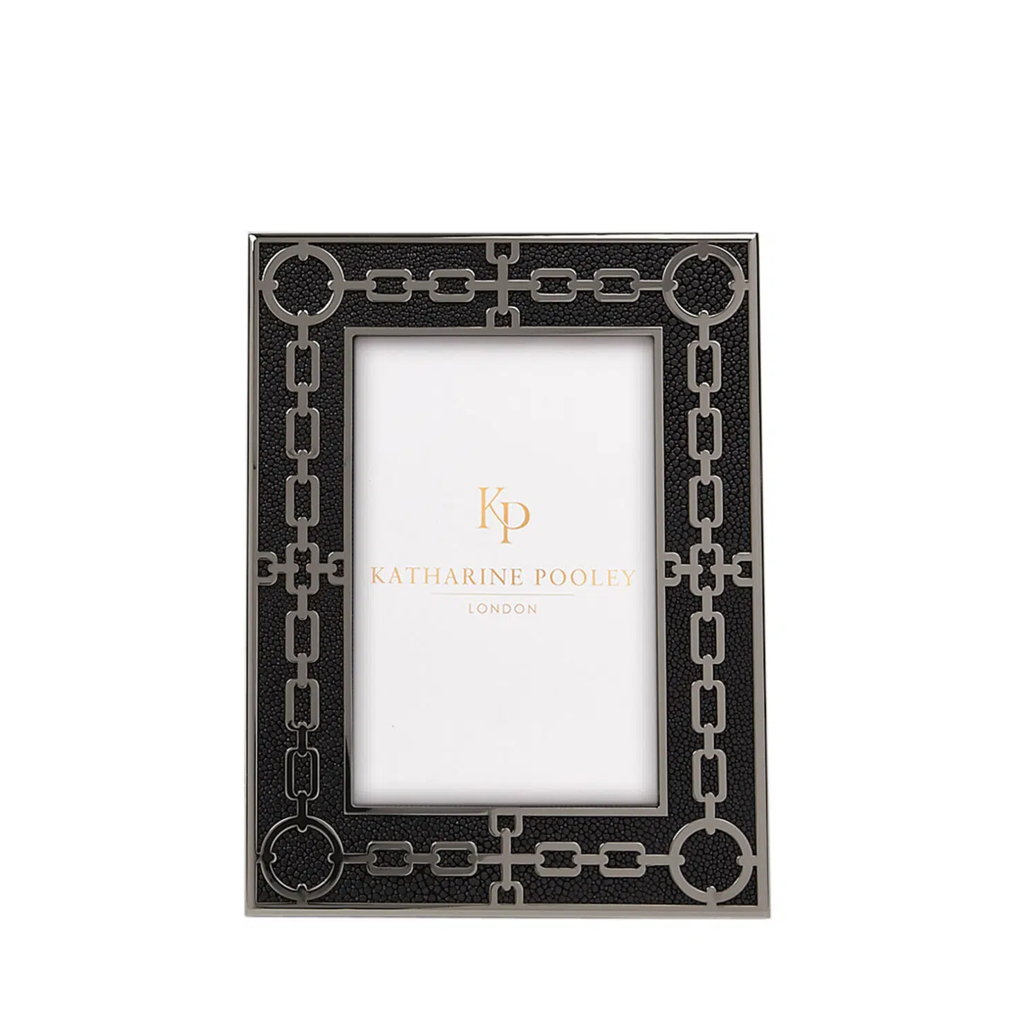 Chain Link Ivory Shagreen Photograph Frame | Katharine Pooley