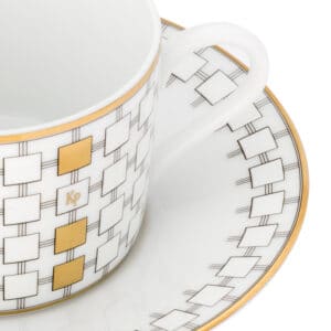 Jacques Gold Tea Cup _ Saucer - detail