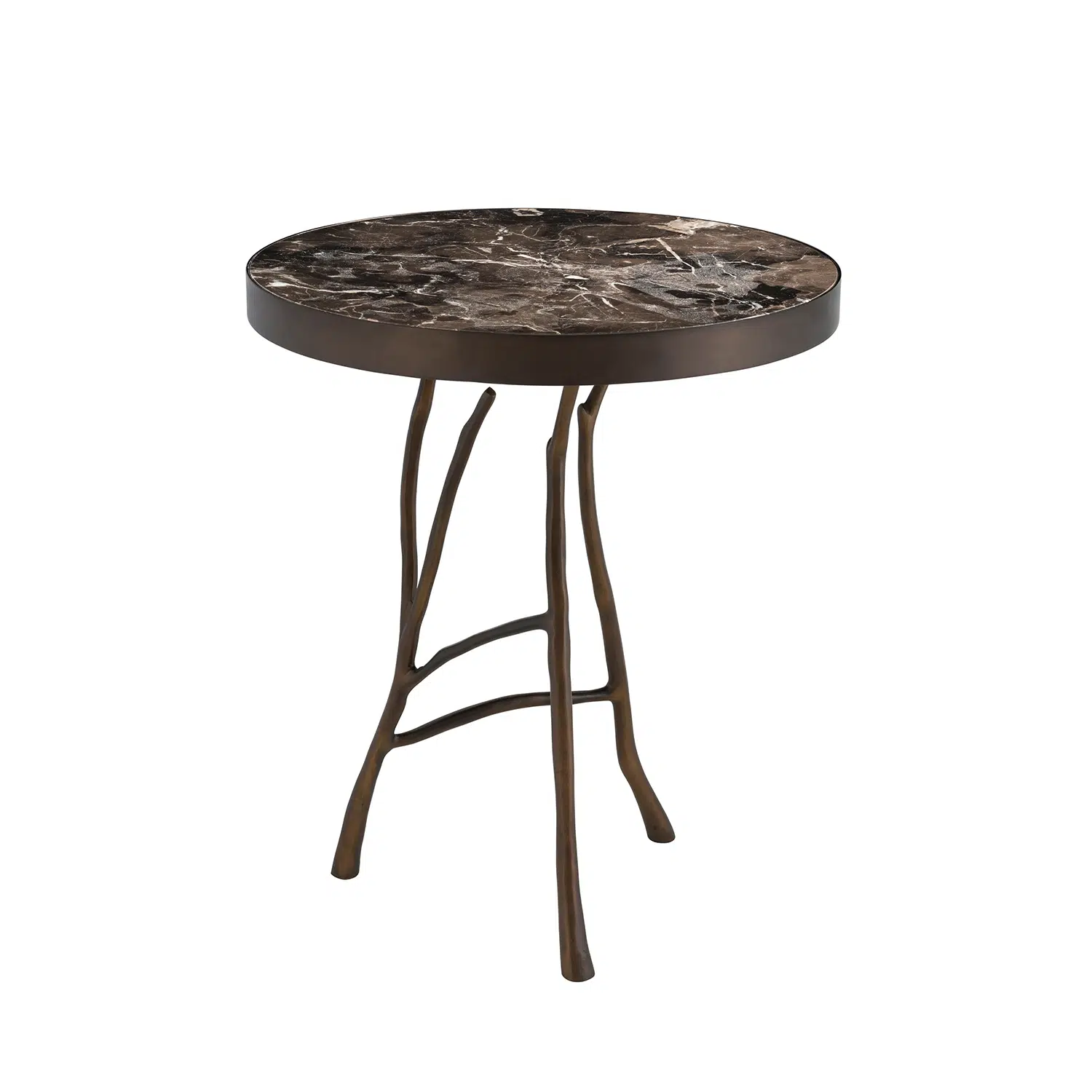 Luxury Polished Marble Side Table