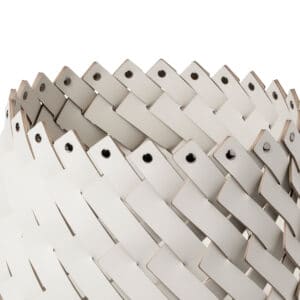 Cora Leather Basket Detail 2