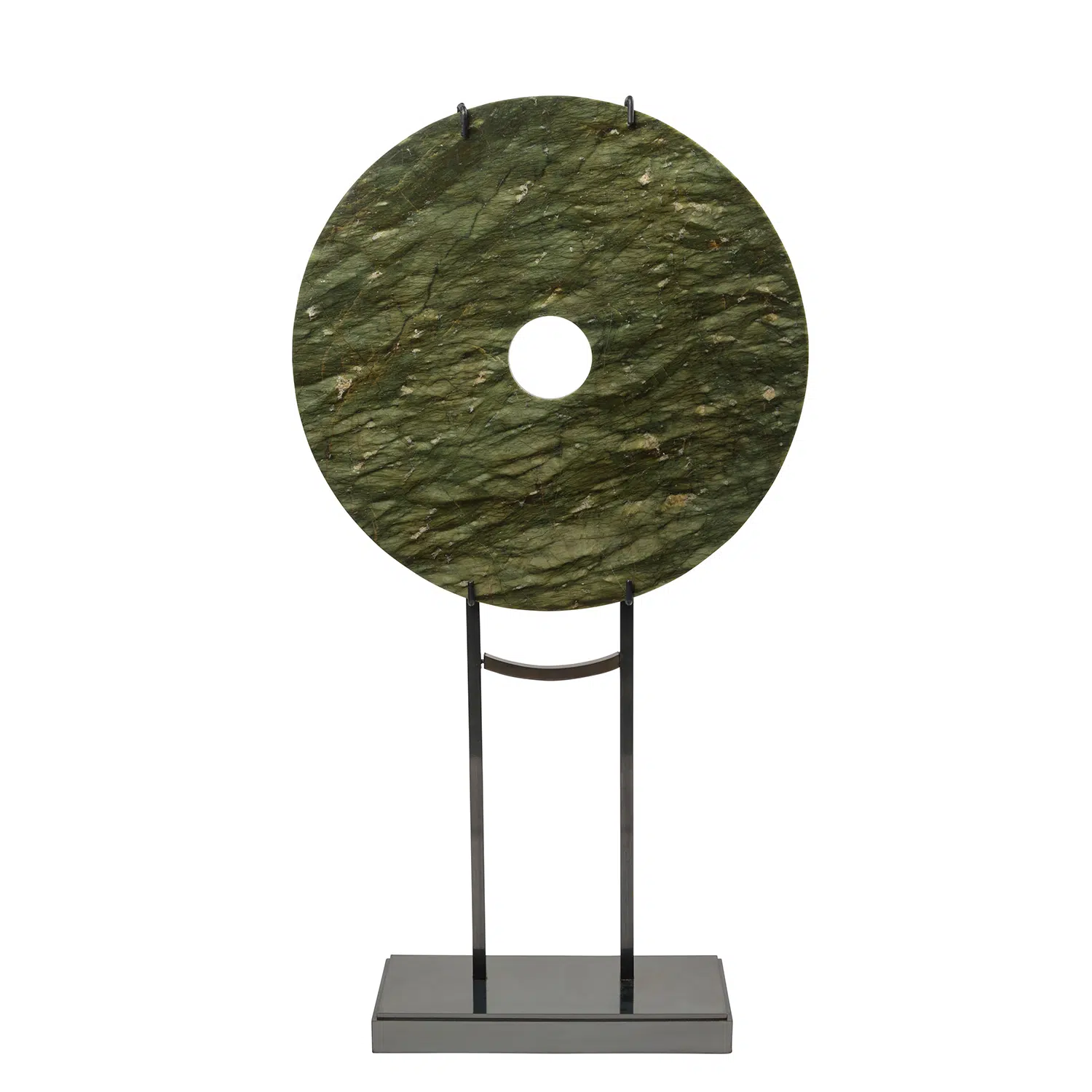 Green Jade Decorative Disk