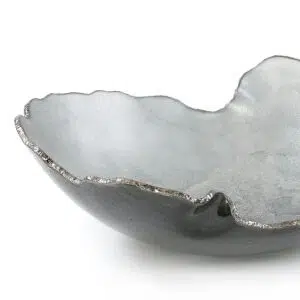 Silver Organic Bowl detail 2