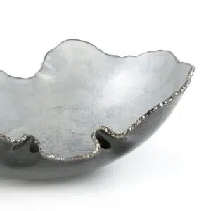 Silver Organic Bowl detail