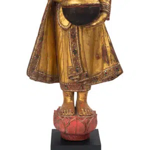 Standing Burmese Monk Detail