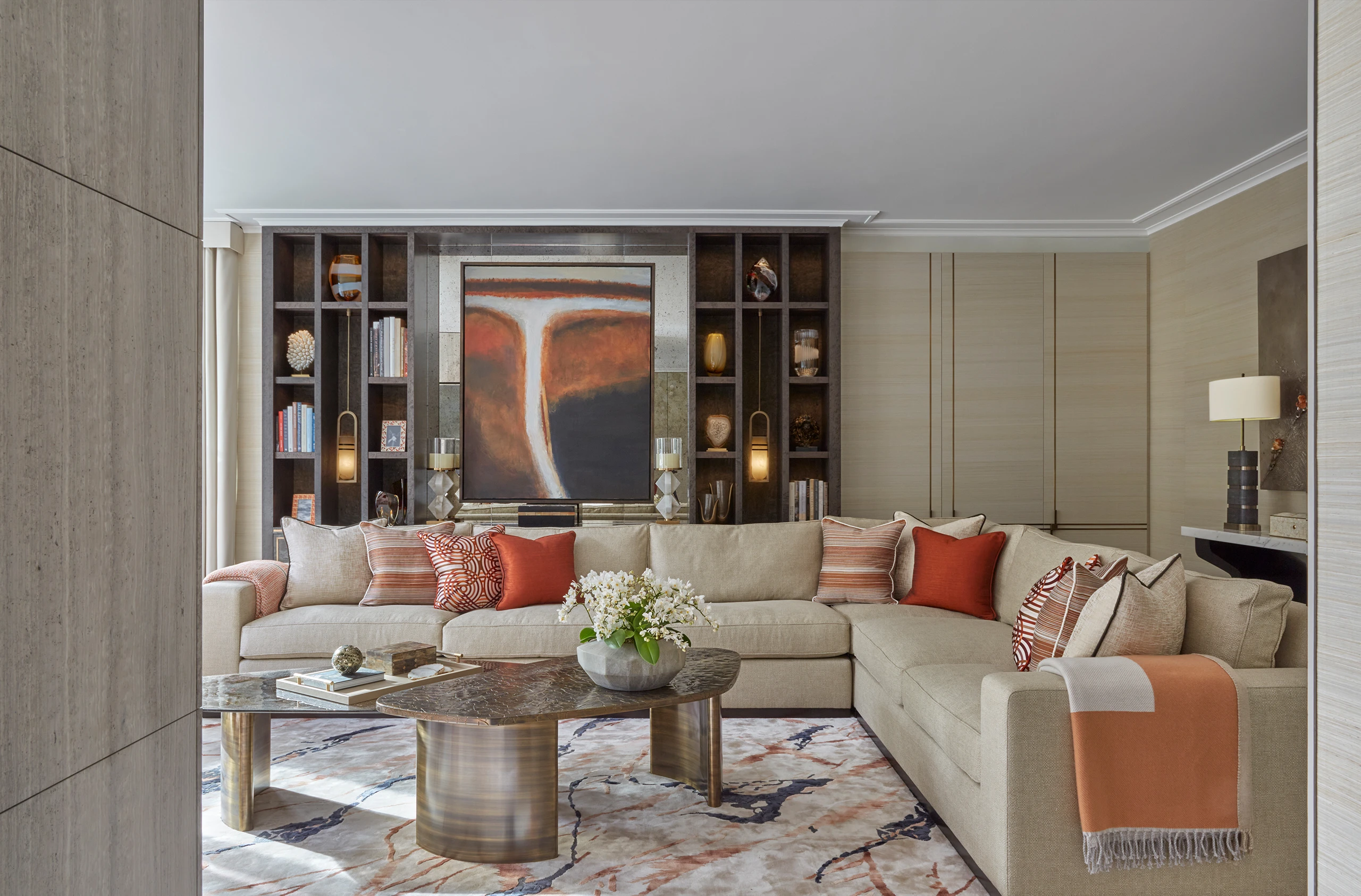 Katharine Pooley luxury interior design project london Notting Hill award winning interior design living room decor