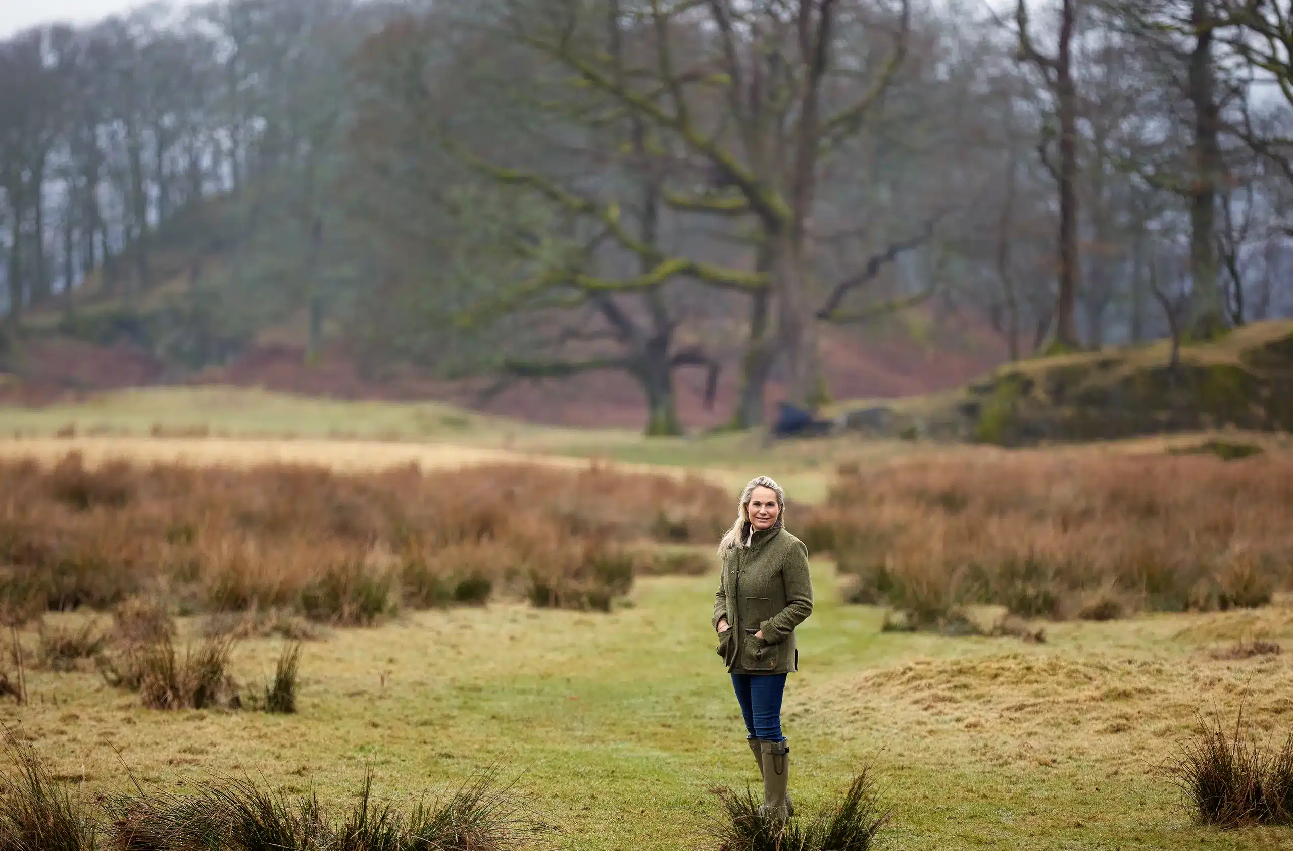 katharine pooley, the uks best interior designer, near her home in the lake district