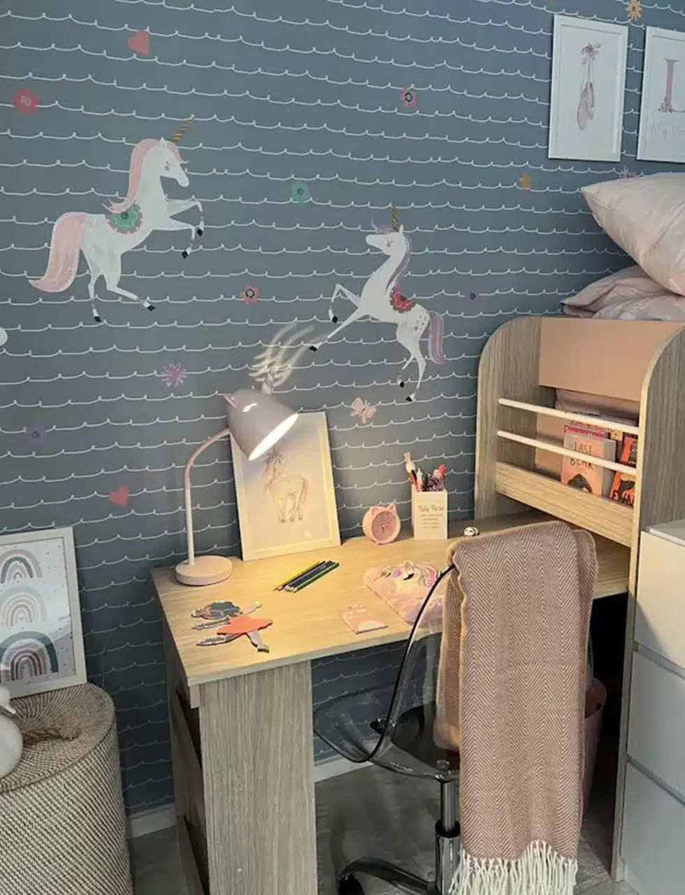 A child's room designed by Katharine Pooleys interior design team, as part of charity project Decorate a Childs Life by The Childhood Trust