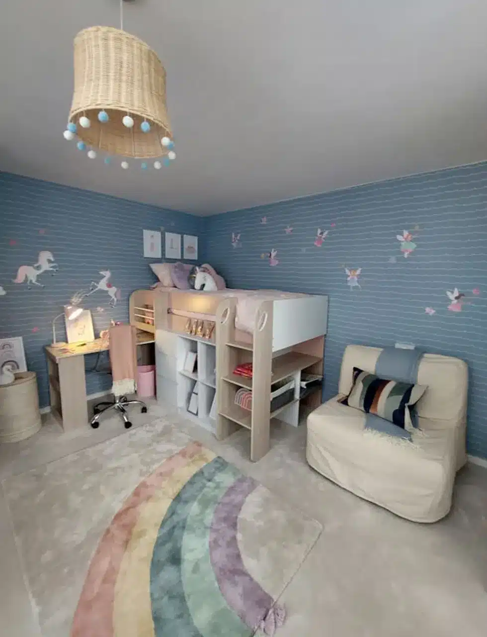 A child's room designed by Katharine Pooleys interior design team, as part of charity project Decorate a Childs Life by The Childhood Trust
