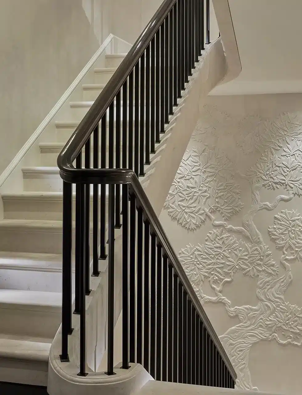 A beautiful staircase in one of interior designer katharine pooleys projects