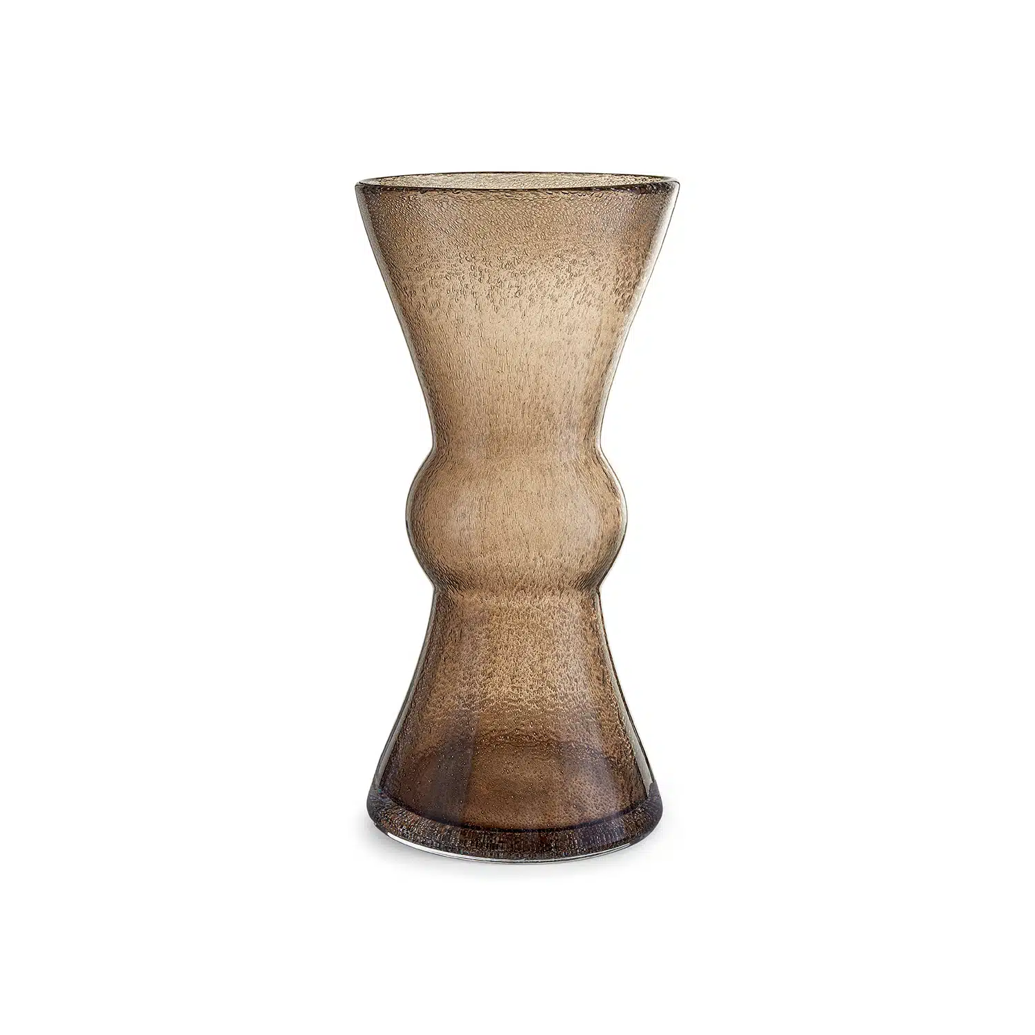 smoke glass vase