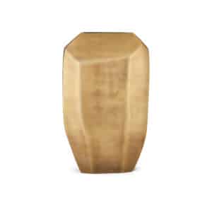 brass finish vase