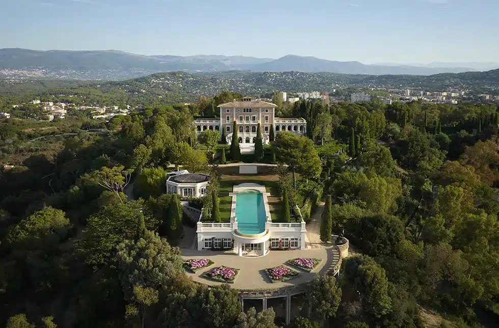 A chateau on the cote d'azur on one of the more recent katharine pooley designed projects
