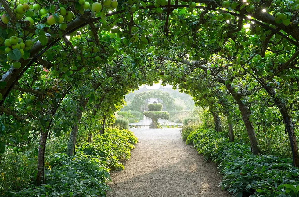 His Majesty the Kings gardens at Highgrove are one of katharine pooley's favourite in england