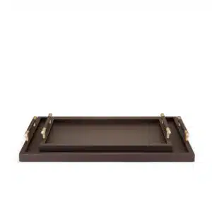 leather tray