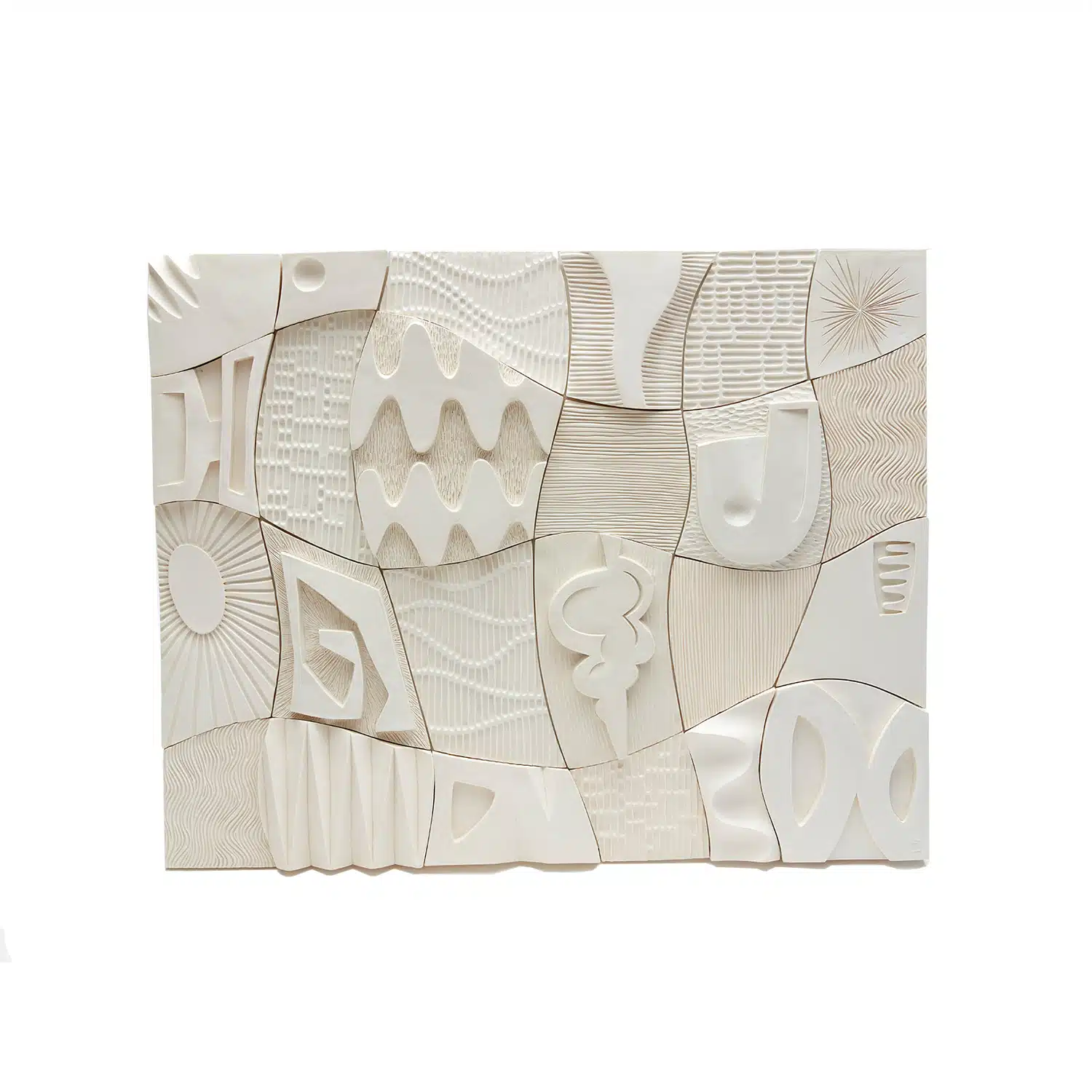 This beautiful abstract artwork was commissioned by Katharine Pooley for her Chelsea Boutique