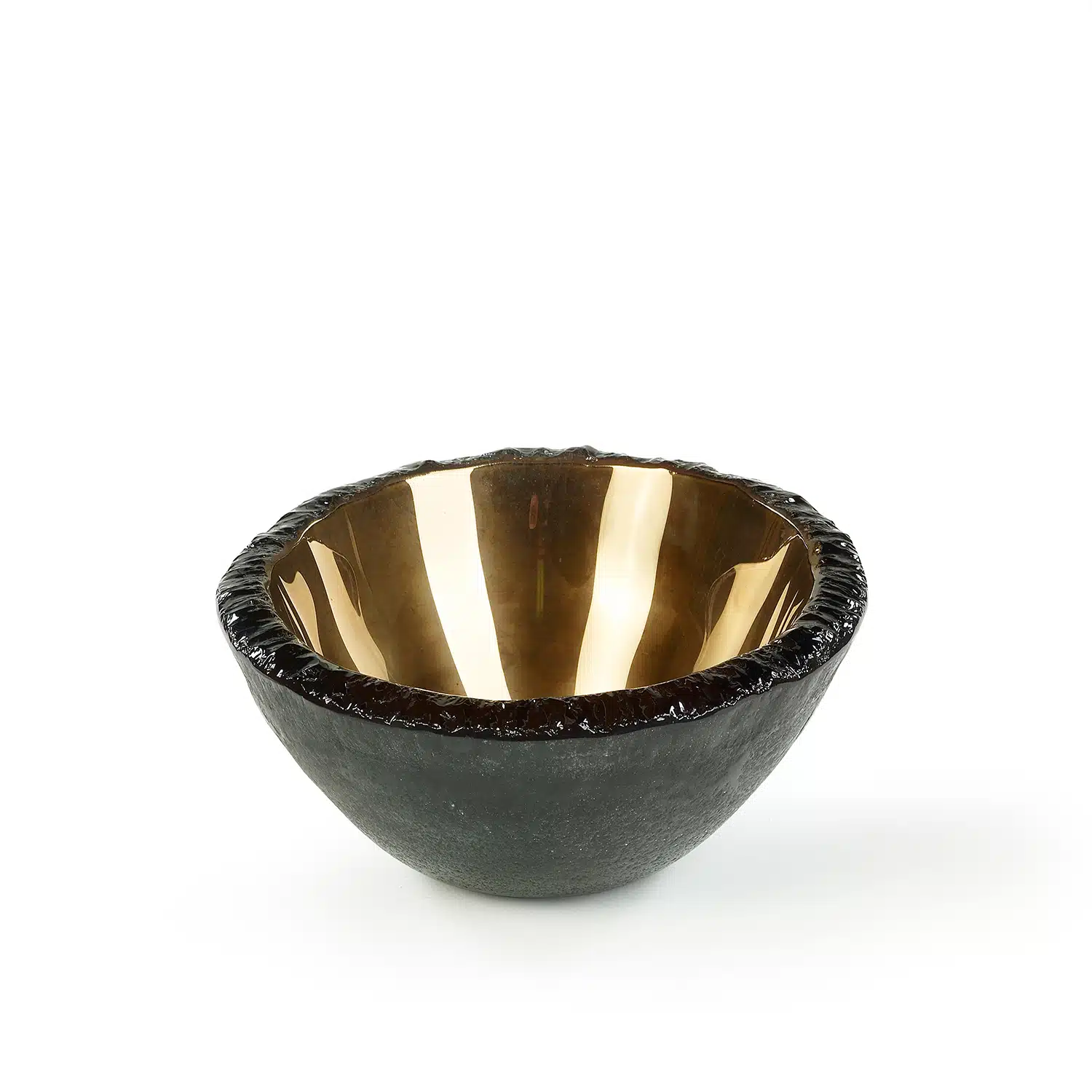 luxury decorative glass bowl