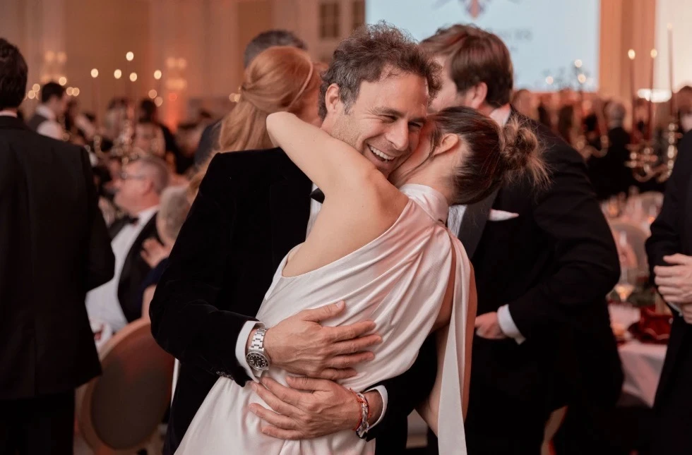 Attendees having fun dancing at the British Forces Foundation Ball