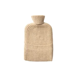 Cashmere camel hot water bottle