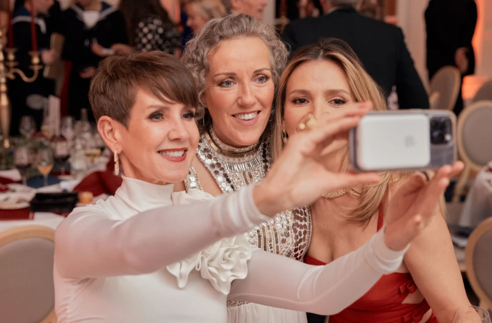 Attendees posing for the camera at the BFF Ball organised by Katharine Pooley