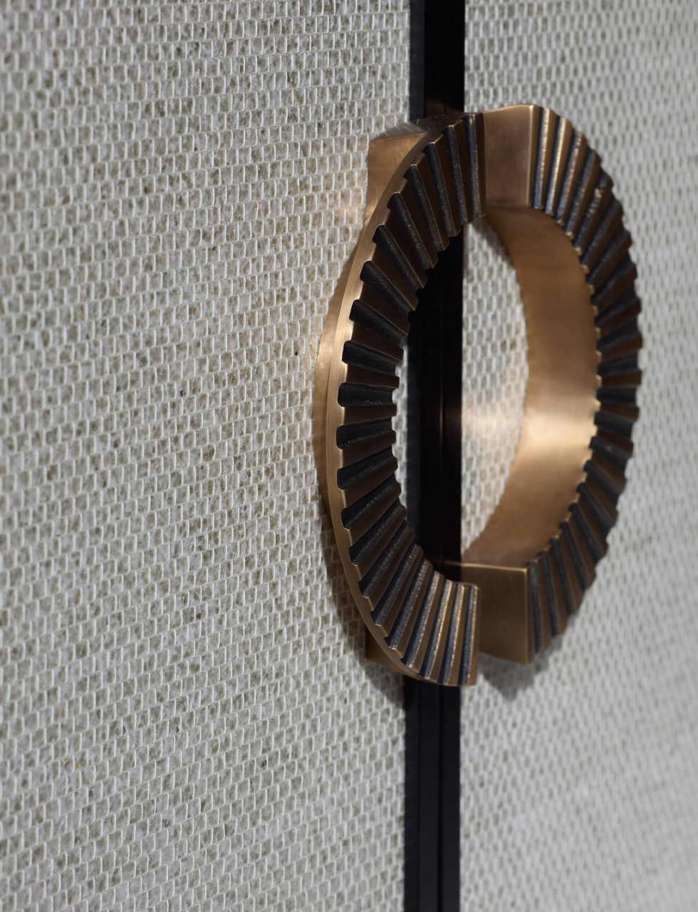 A good door and handle is one way to instantly increase the tactility of an interior design space