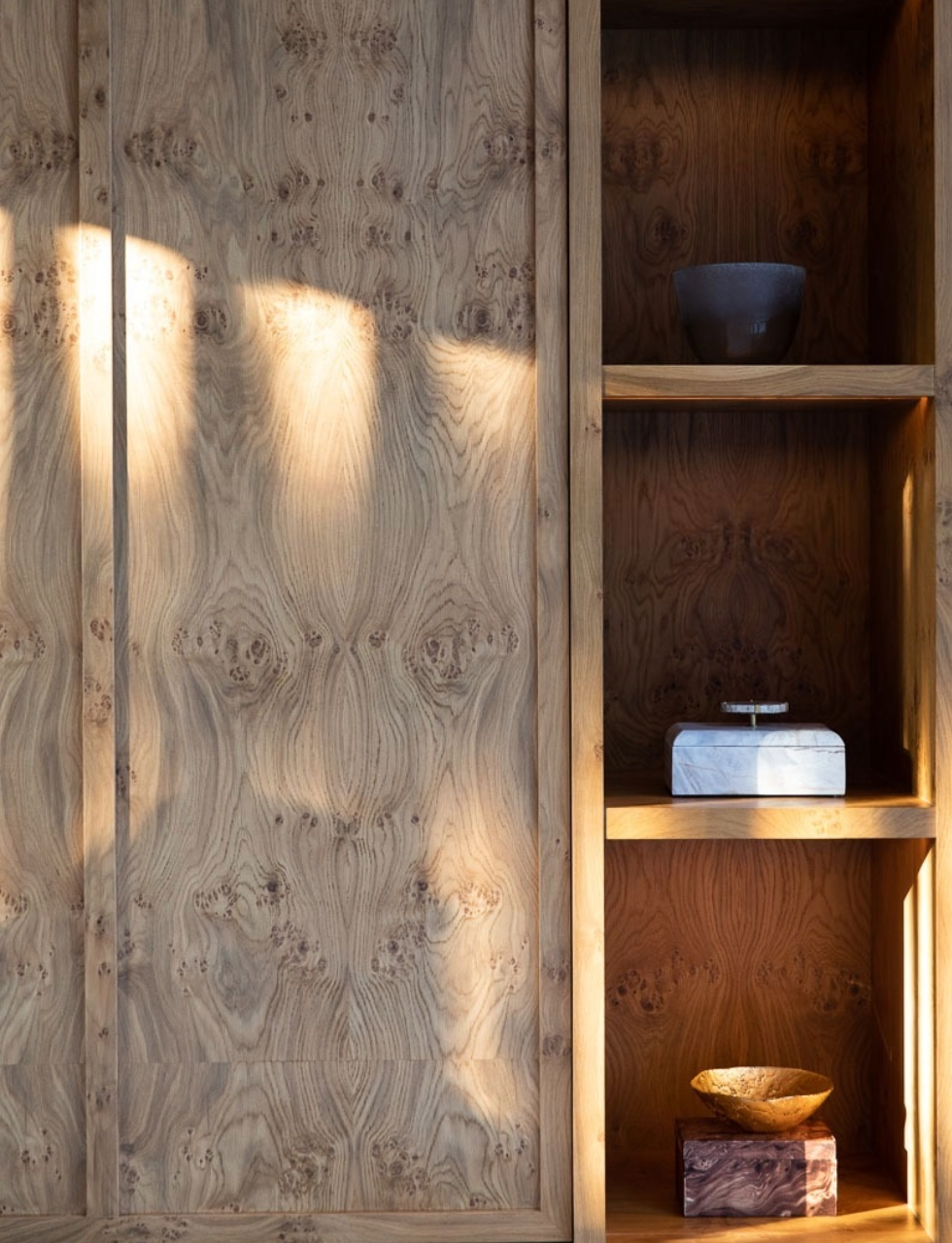 Bespoke custom joinery in one of top uk interior designer Katharine Pooleys projects