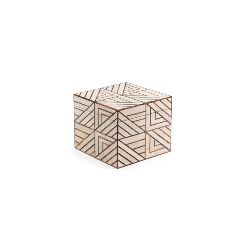 A beautiful shagreen box with an art deco inspired inlay at the katharine pooley boutique
