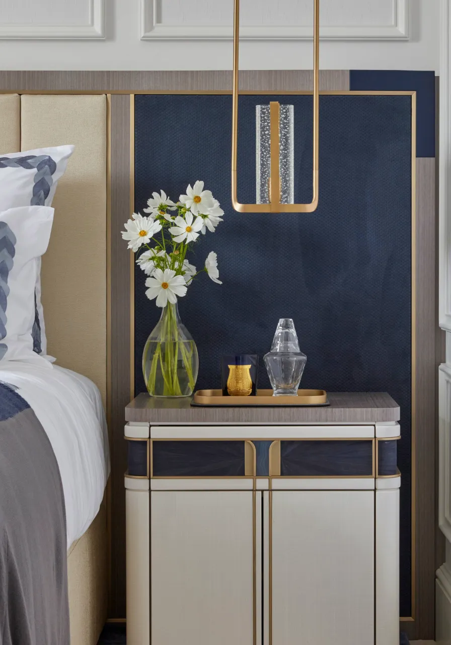 Luxurious bedside table design
