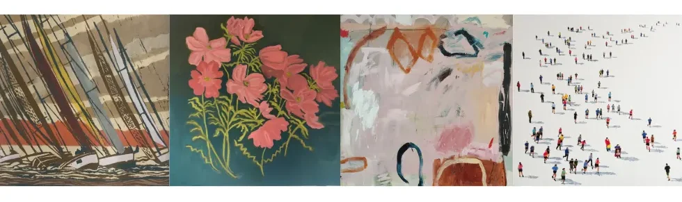 A selection of art curated by Deborah Allen from Wychwood Art in the Cotswolds in collaboration with Katharine Pooley Art Consultancy