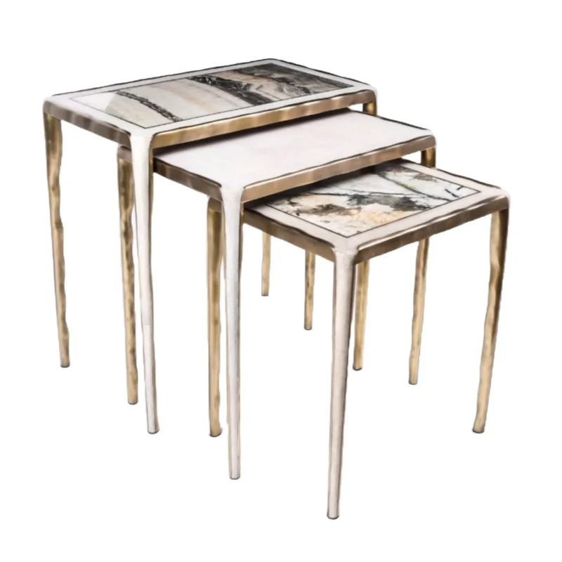 The sabrina next of tables is a beautiful piece from the katharine pooley range of luxury home accessories